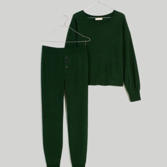 Madewell Brushed Waffle Knit Pajama Set - Picture 2 of 2